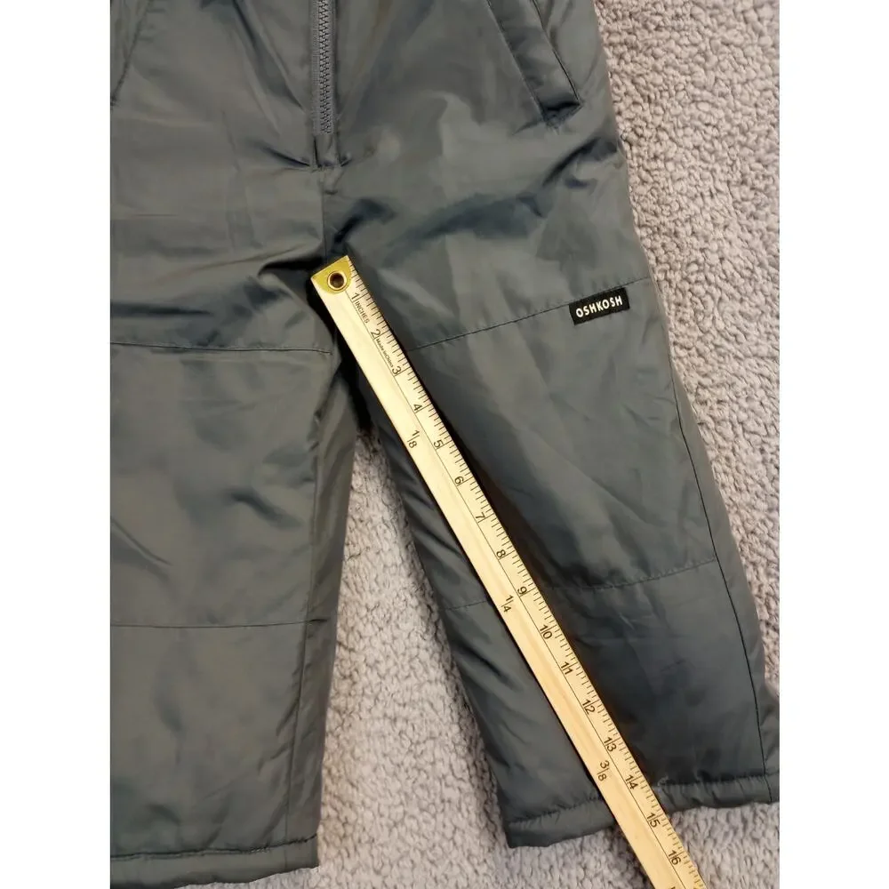 Osh Kosh Ski Bib 4T Olive Green Ski Gear (0966)